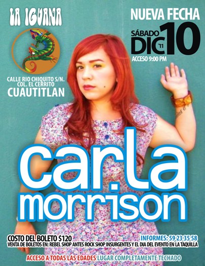 CARLA MORRISONCierra el año con Concierto, 